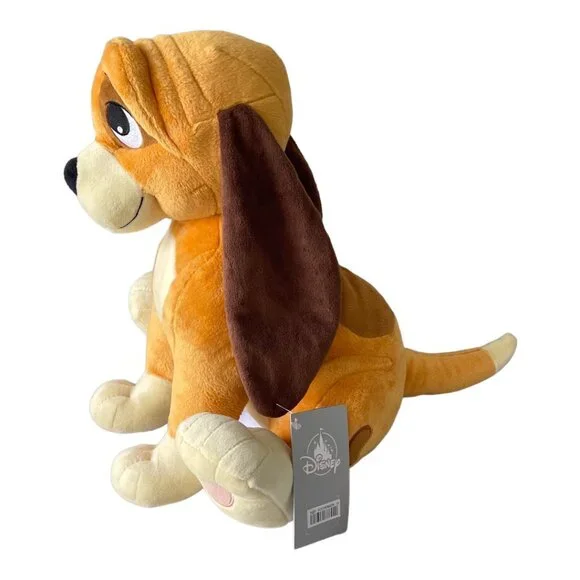 Disney Store Fox and the Hound Copper Dog Plush - Main Image